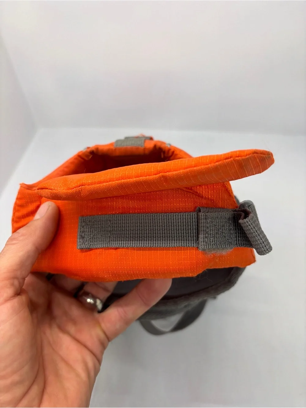 Outward Hound Dog Life Jacket Orange Gray Size Small SM Pet Flotation Vest
